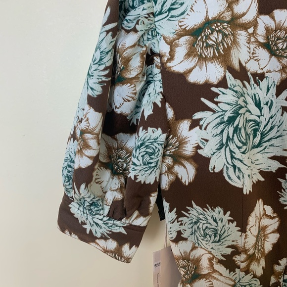 NWT Happy x Nature by Kate Hudson Puff Sleeve Floral Dress in Size XXS - Picture 12 of 16